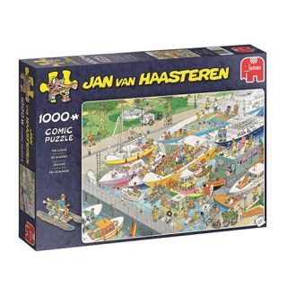 Puzzel Jan van Haasteren Sluizen - 1000 st. - afbeelding 1