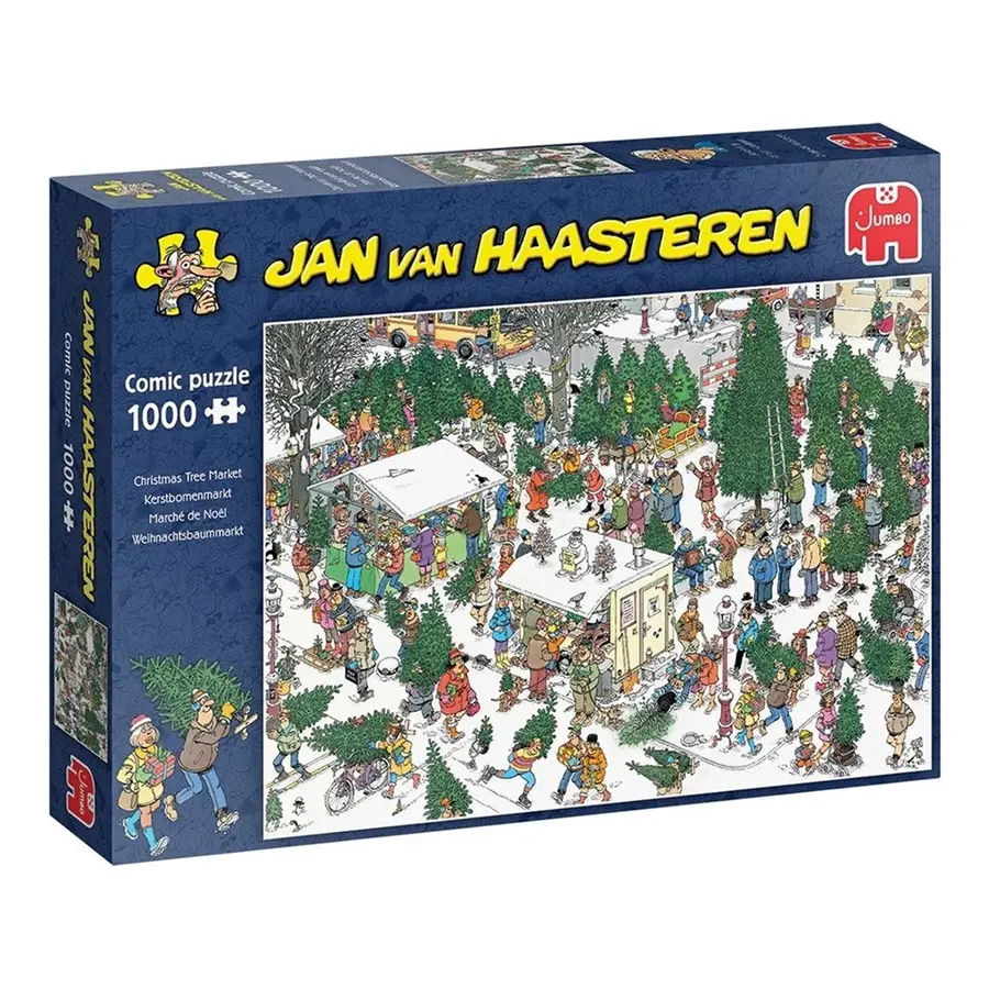 Puzzel Xmas Jan van Haasteren Christmas Tree Market - 1000 st.