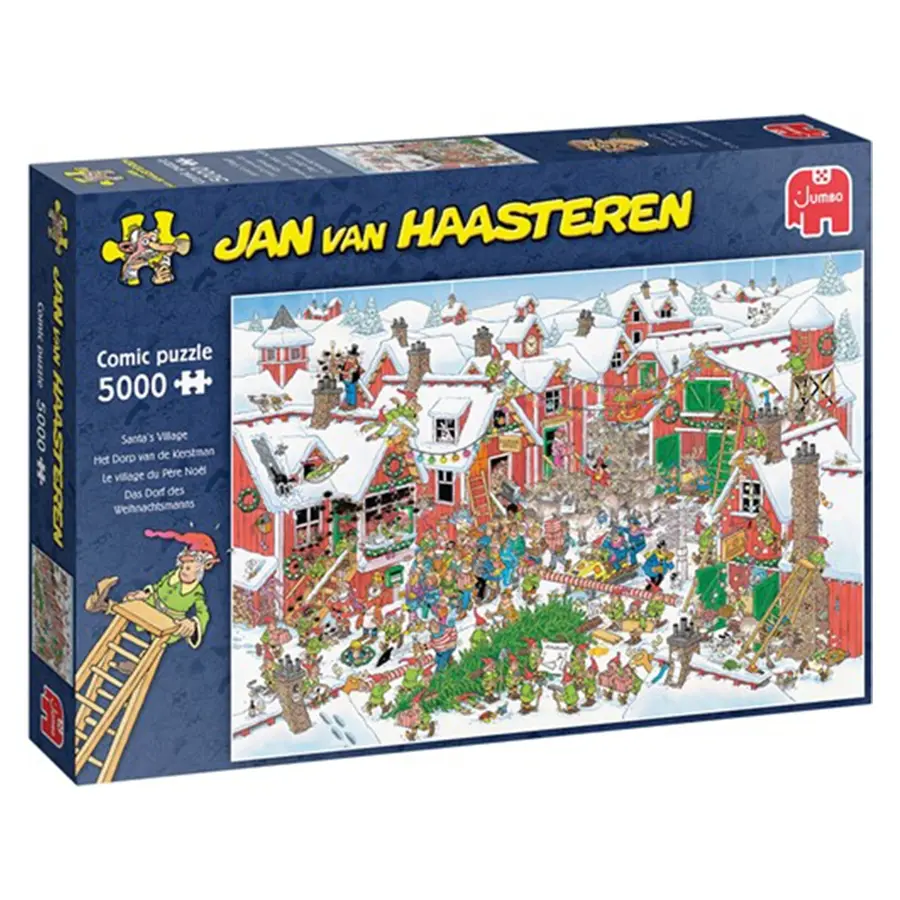 Puzzel Xmas Jan van Haasteren Santa's Village - 5000 st.