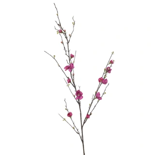 Kunstbloem Quince Blossom Paars - 125 cm