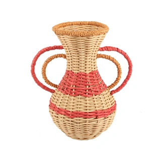 Raffia Vaas - 30x20x34 cm