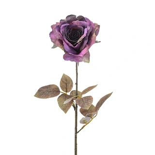 Kunstbloem Rose Zoe Purple - 68 cm