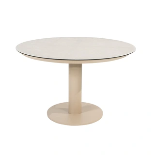 4 Seasons Sarah Diningtafel Latte - Ø120 cm | De Boet