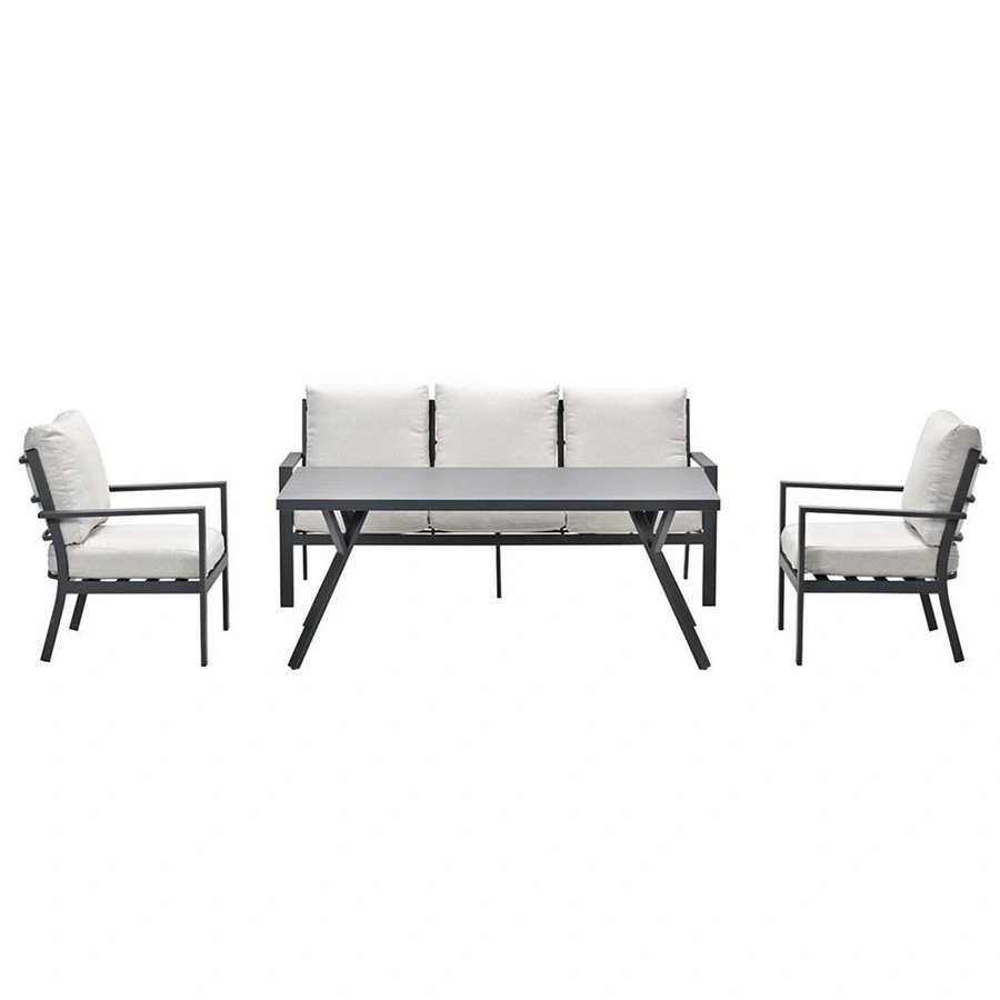 Garden Impressions Sergio Lounge Sofa Diningset - Desert Sand - afbeelding 1