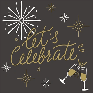 Duni Servetten Let's Celebrate - 33x33cm | De Boet
