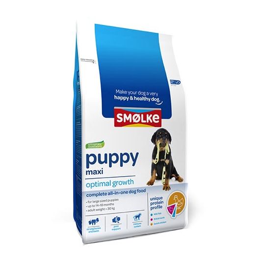 Smølke hond Puppy Maxi 12 kg