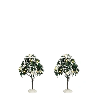 Luville Snowy Tree Lighted 2 st. - h12 cm