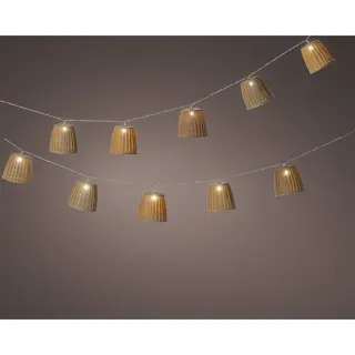 Solar Stringlights Naturel met Kapjes - 450 cm | De Boet