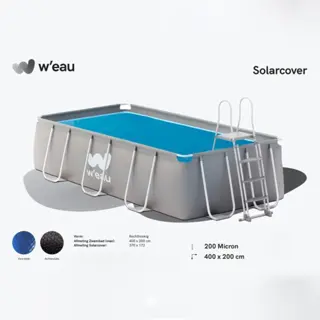 W'Eau Solarcover Rechthoekig - 400x200 cm - afbeelding 2