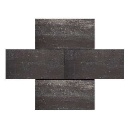 Cottage Stones 30x60x4cm Somerset grijs/zwart