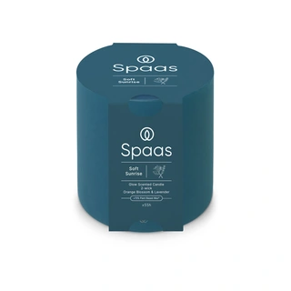 Spaas Glow Geurkaars Glas Medium - Soft Sunrise - afbeelding 1