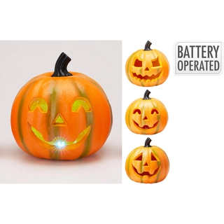 Spook pompoen met LED | Tuincentrum de Boet