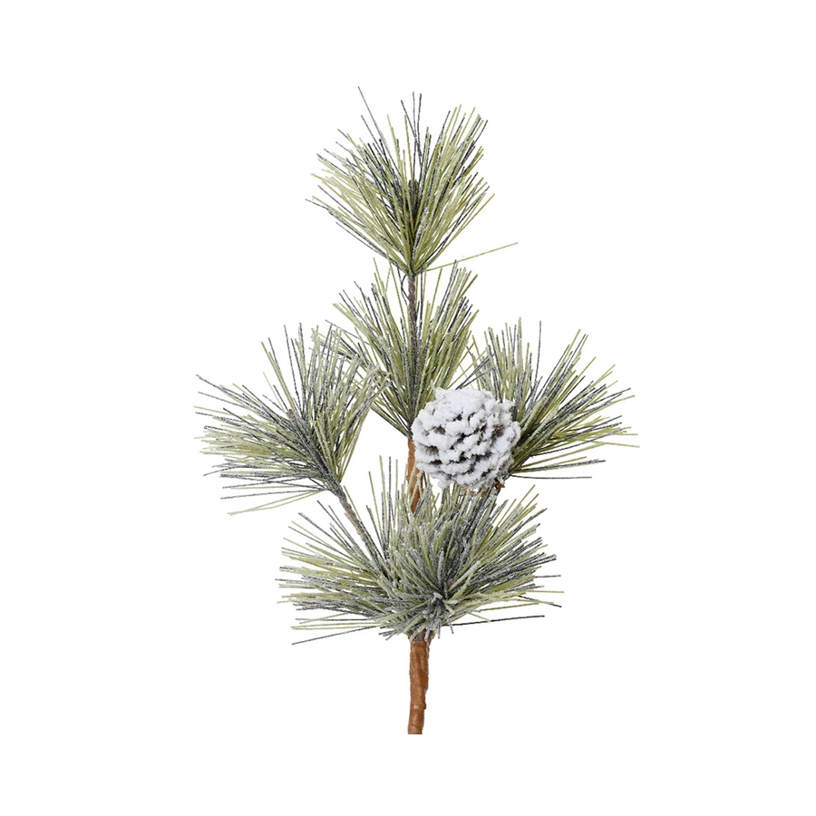 Kersttak Spray Snowy Pinecones - 25 cm