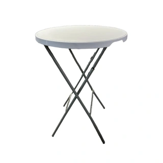 Statafel Louis Wit - Ø80x110 cm | De Boet