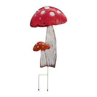 Tuinsteker Paddenstoelen Ijzer - 35x80 cm