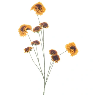 Kunstbloem Sunflower Miami Brown - 123 cm