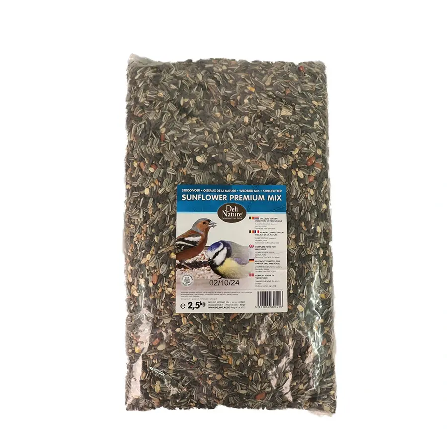 Deli Nature Sunflower Premium Mix Vogelvoer - 2,5kg