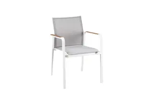 SUNS Tutti Dining Tuinstoel - Mat White/White Grey