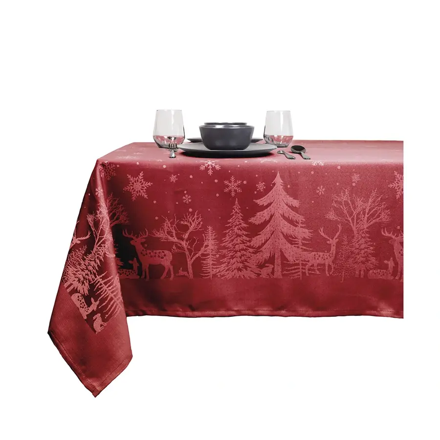 Unique Living Tafelkleed Rody 150x200 cm - red