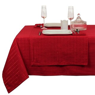 Unique Living Tafelkleed Tyra 150x200 cm red