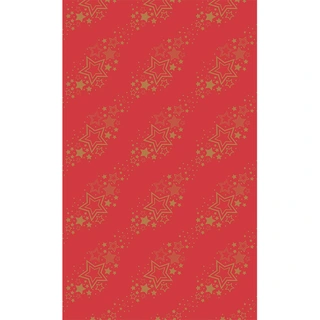 Duni Tafellaken Holiday Star Red - 138x220cm | De Boet