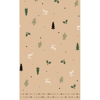 Duni Tafellaken Natural Yuletid - 138x220cm | De Boet