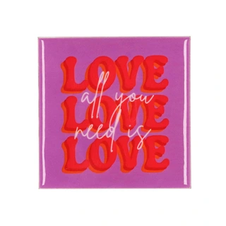 Tegeltje - Love purple | Tuincentrum De Boet