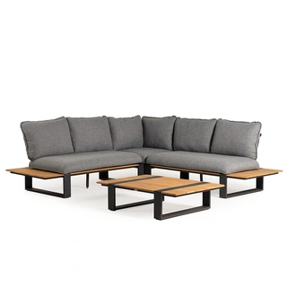 Tierra Outdoor Seto Loungeset - Ash Grey | De Boet