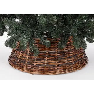 Kerstboomhuls Rotan Bruin - Ø65x28 cm - afbeelding 3