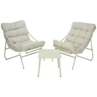 Buitengewoon Boet Balkonset 3 dlg - Crème | De Boet