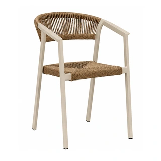 Tuinstoel - Beige/Zwart | Tuincentrum De Boet