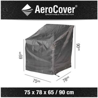 AeroCover Tuinstoel beschermhoes 75x78x65/90 - Antraciet - afbeelding 3