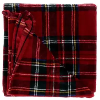 Unique Living Plaid Torsten 150x200 cm - Rood Geruit