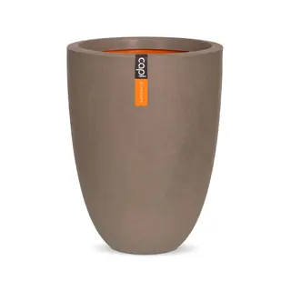Capi Vaas Elegant Smooth Ø34x46 cm - Taupe | De Boet