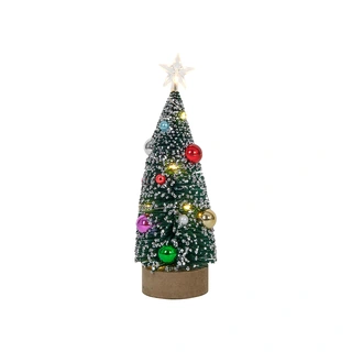 Versierde Kerstboom LED - 24 cm