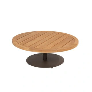 Volta Teak Salontafel Terre - Ø80 cm | De Boet