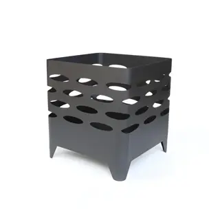 Vuurkorf Ijzer Zwart - 30x30x32 cm | Tuincentrum De Boet