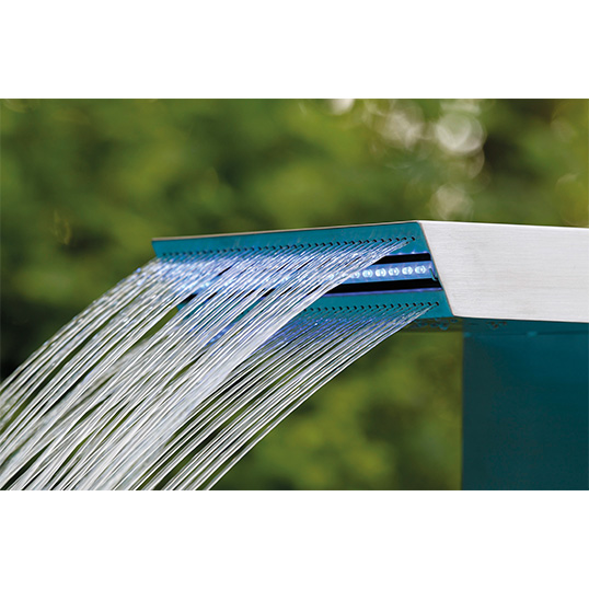 Ubbink Rechte Waterval RVS met LED - 54x42x30 cm - afbeelding 3