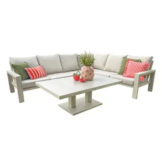 Trestino Benton Lounge- diningset - Latte | De Boet