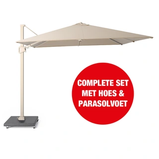 Halifax Zweefparasol Set 300x300 - Ivory