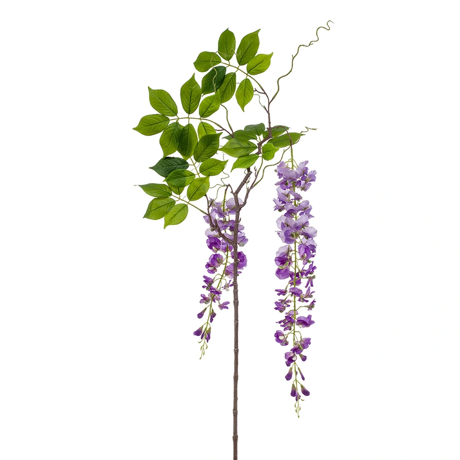 Kunstbloem Wisteria Licht Paars - 145 cm