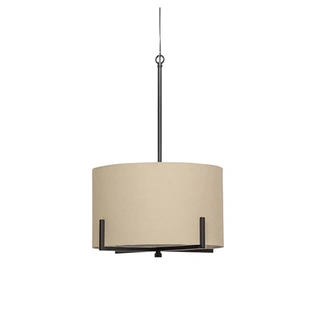 Woood Hanglamp Holly Ø53 cm - Naturel - afbeelding 1