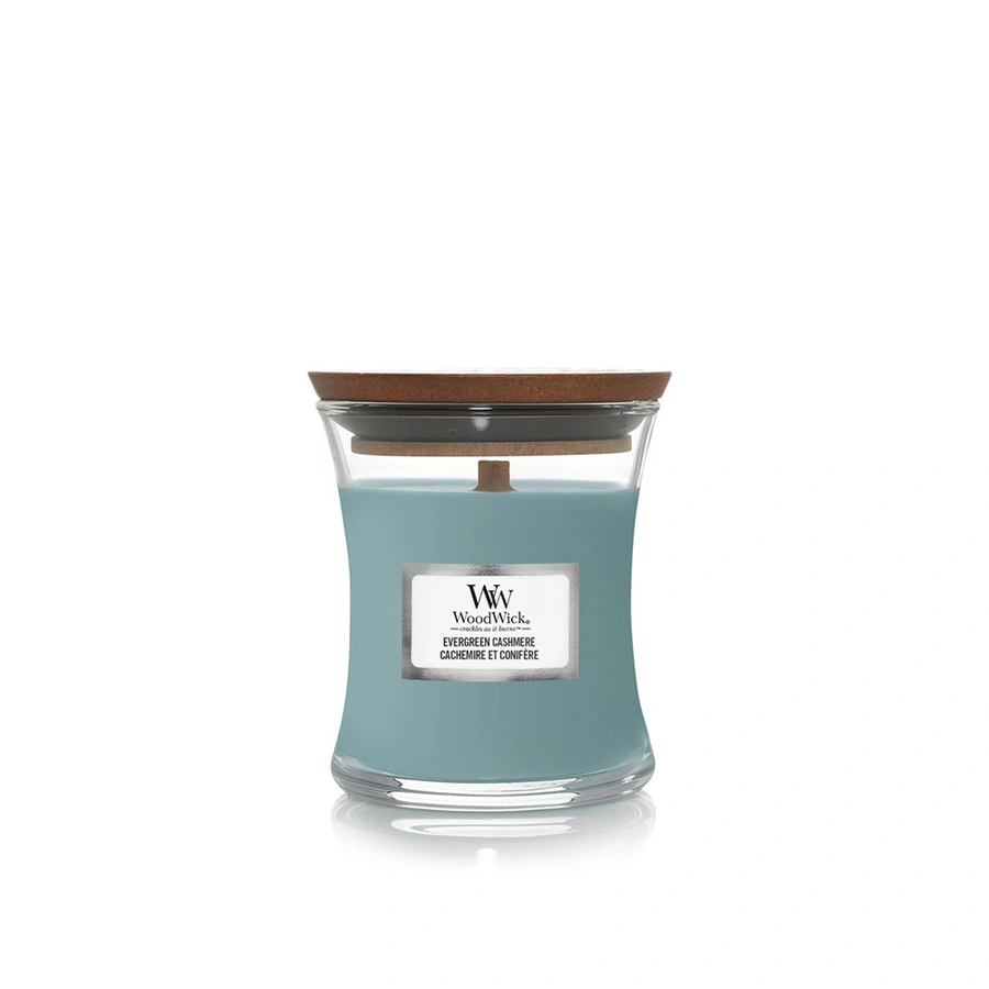 WoodWick Evergreen Cashmere Mini Candle