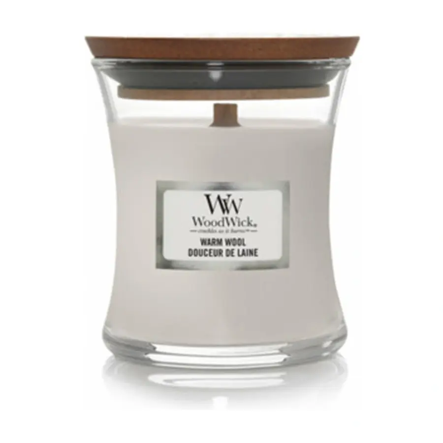 WoodWick Warm Wool Mini Candle - afbeelding 1