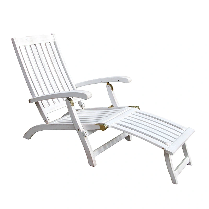 Your Own Living Deckchair Acacia - White wash