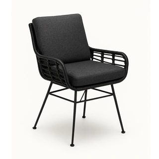 Your Own Living Jara Dining Tuinstoel - Charcoal | De Boet