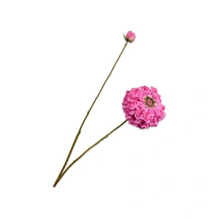 Kunstbloem Zinnia Lavendel - 85 cm