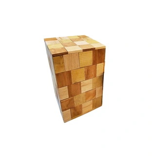 Zuil Hout Vlakjes - 30x41 cm | Tuincentrum De Boet