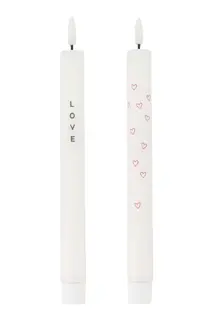 Zusss Ledkaarsen Love - 2 st. | Tuincentrum De Boet