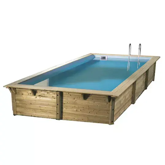 Ubbink Houten Zwembad Azura Compleet - 350x505x126 cm - afbeelding 1